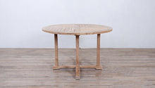 Load image into Gallery viewer, Round Teak Dining Table