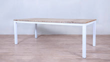 Load image into Gallery viewer, Avalon Dining Table Vertical Slats in White Sand