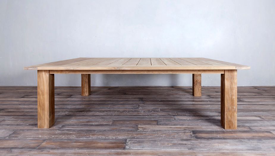 Hampton Dining Table Big Slats