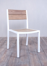 Load image into Gallery viewer, Avalon Side Chair White Powder Coated - Large Slat