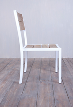 Load image into Gallery viewer, Avalon Side Chair White Powder Coated - Large Slat