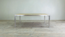 Load image into Gallery viewer, Avalon Extending Dining Table Horizontal Slat 7FT to 10FT Open